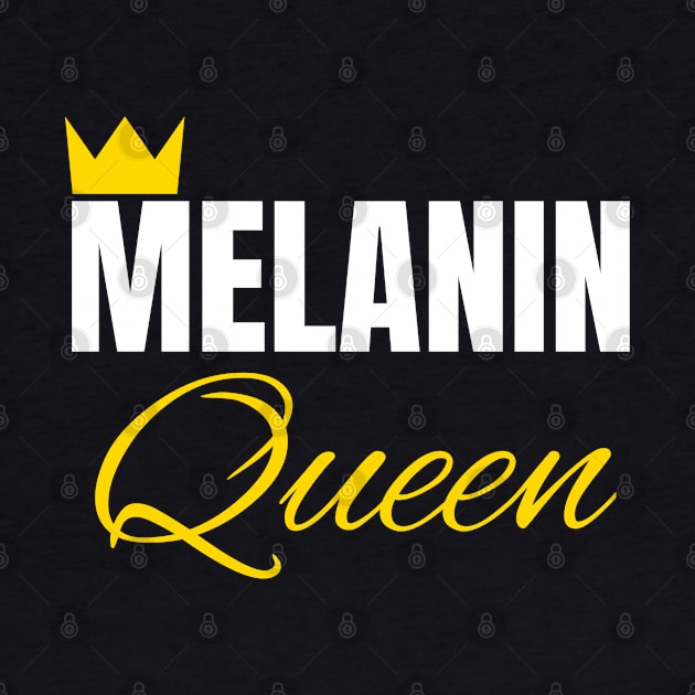 Melanin Queen, Black History, African American, for Black Women by UrbanLifeApparel